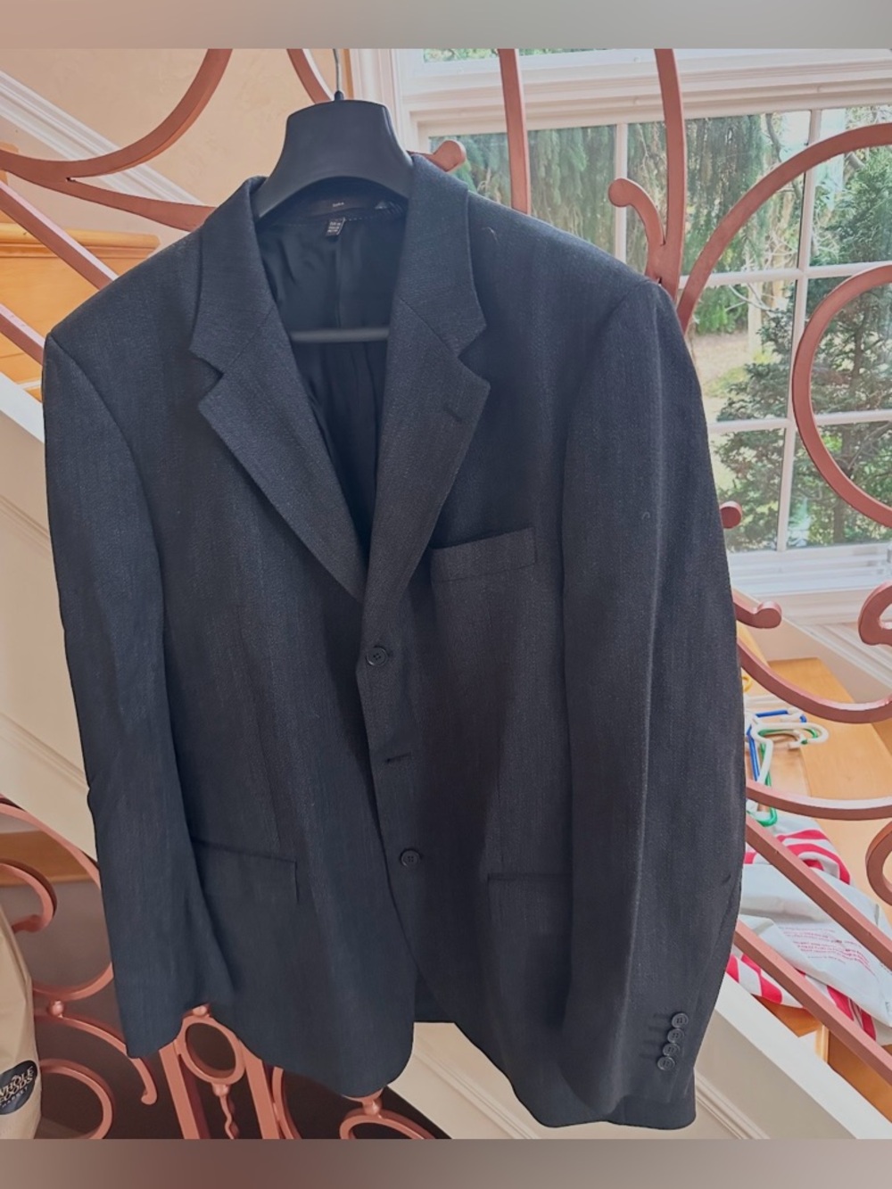 Zara Black Blazer Men’s 46 Classic Tailored Minimalist Lightweight Jacket